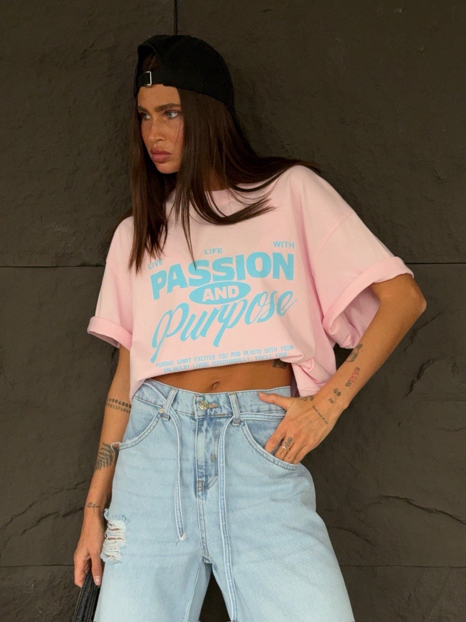 Футболка с принтом