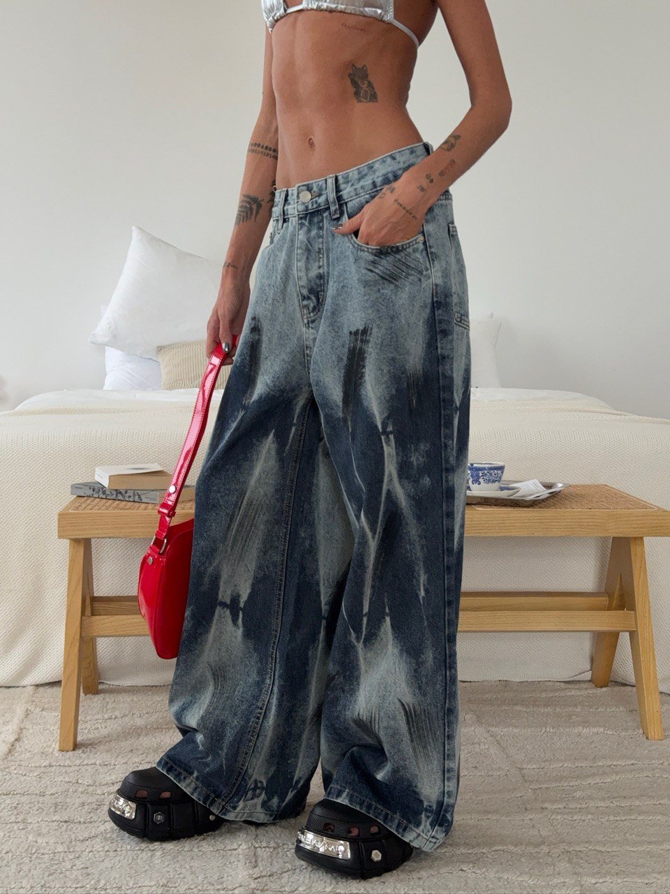 Джинсы HOUSE с ремнем