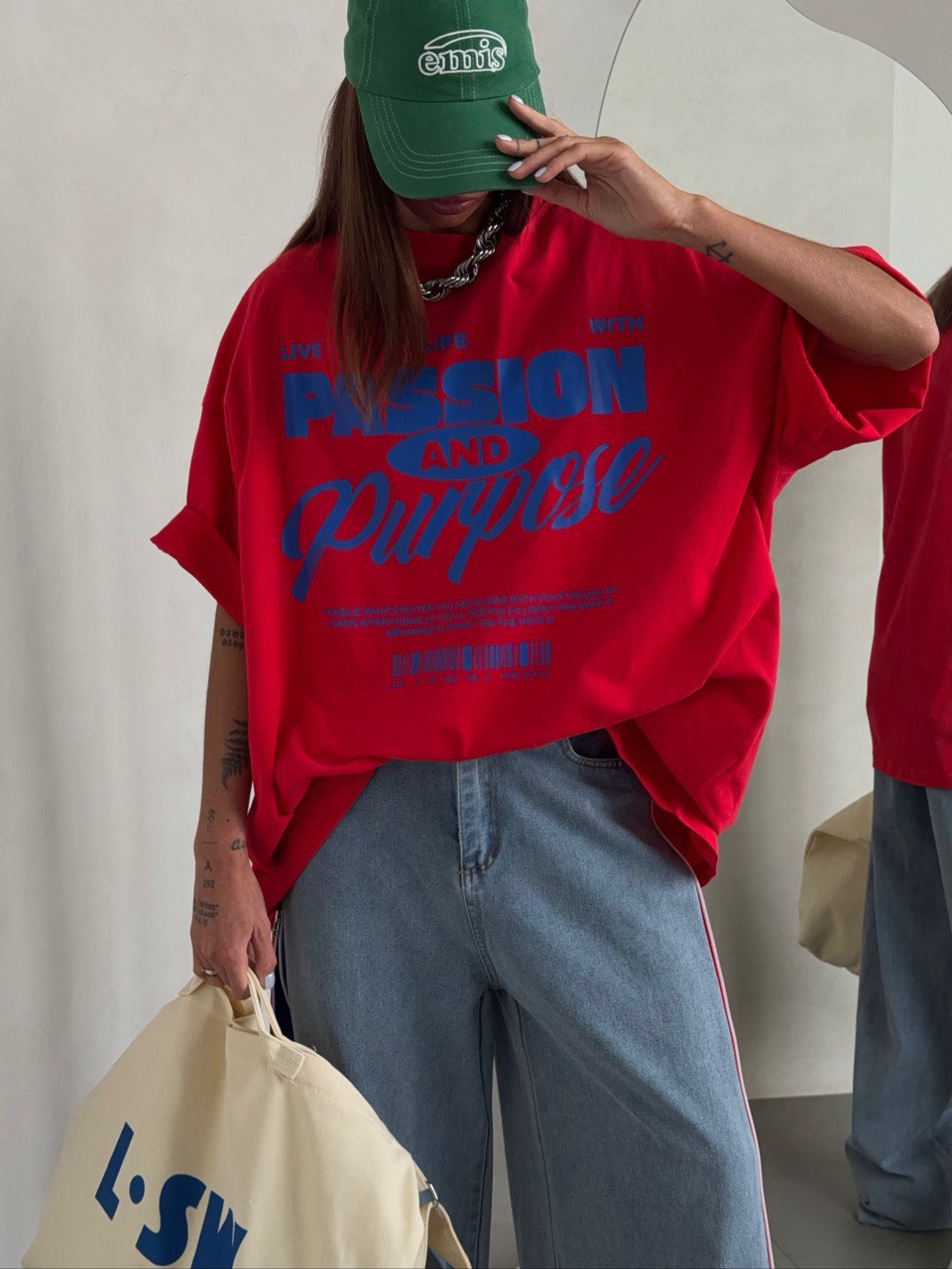 Футболка с принтом