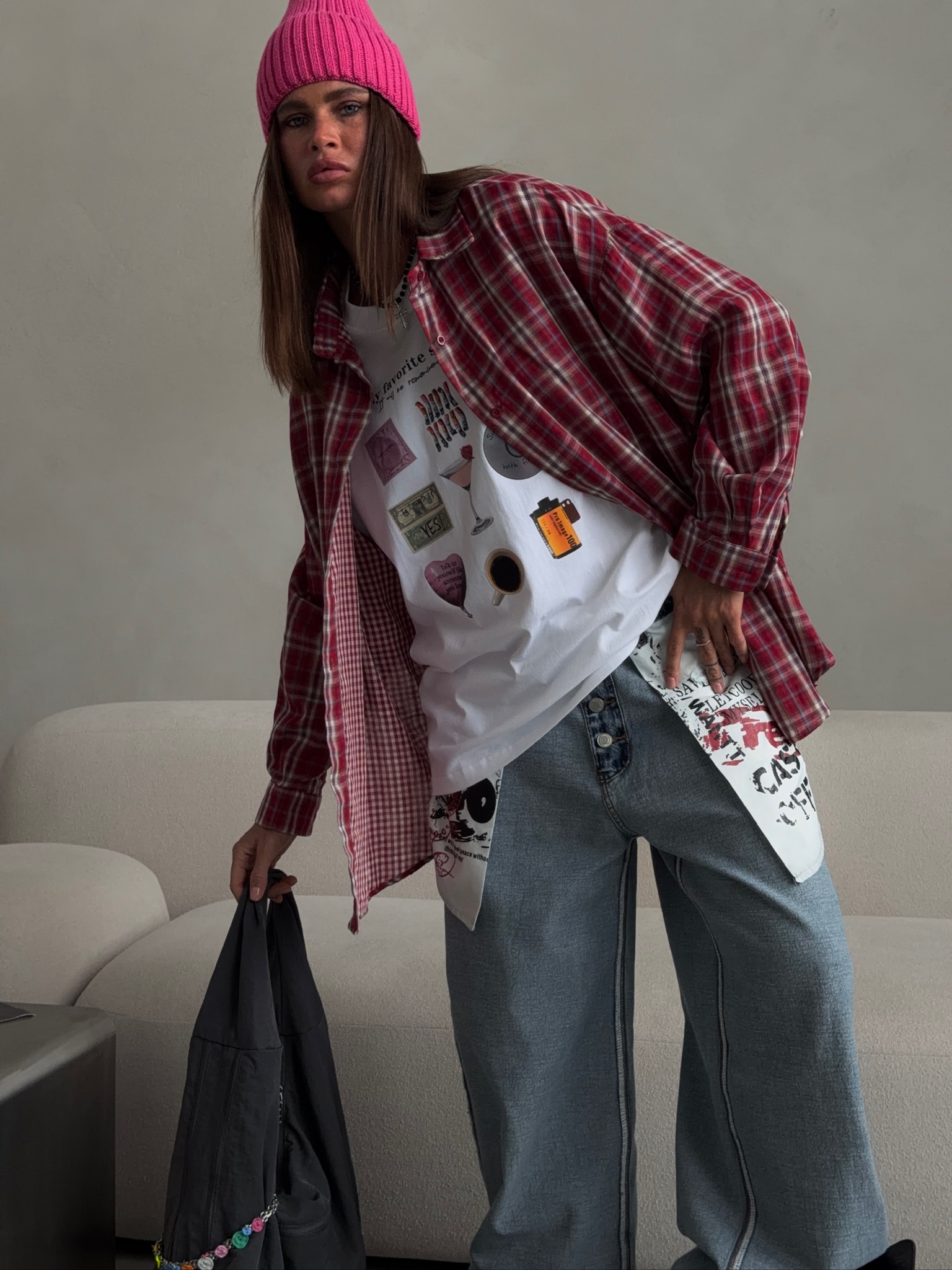 Футболка с принтом