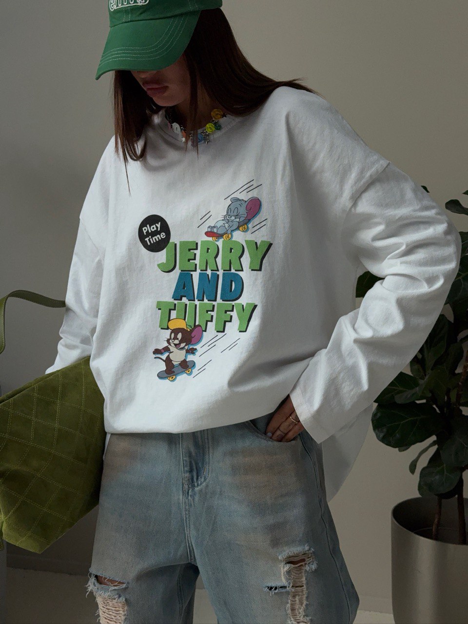 Лонгслив оверсайз