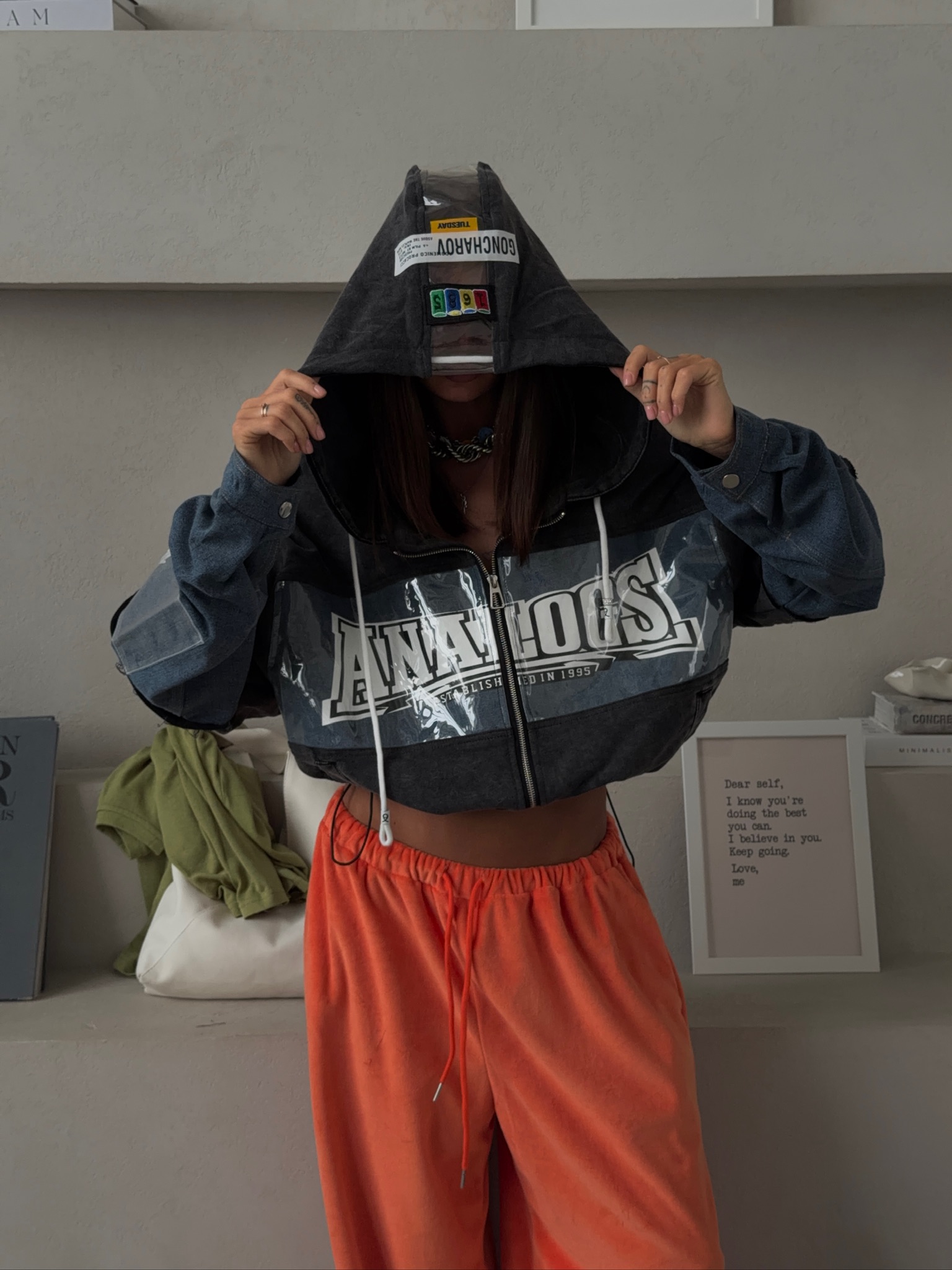 Толстовка с принтом