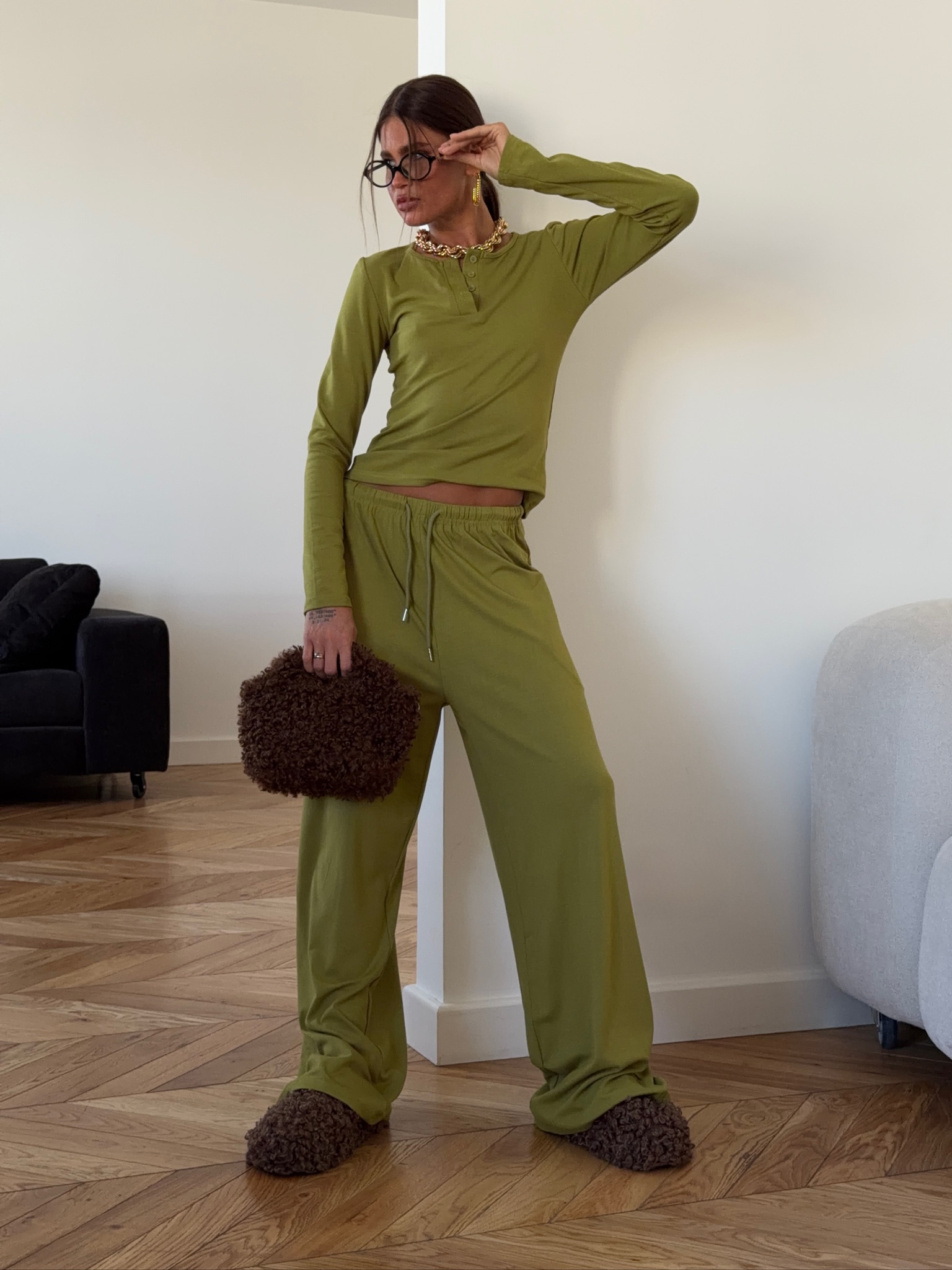 Штаны свободного кроя