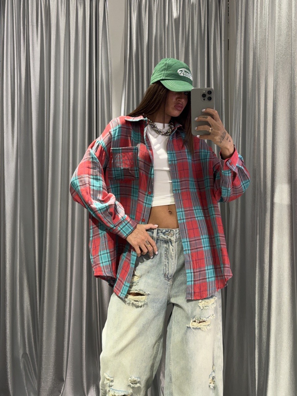 Рубашка в клетку