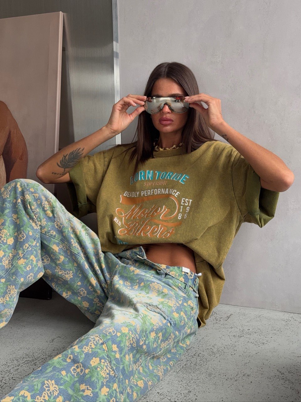 Футболка с принтом