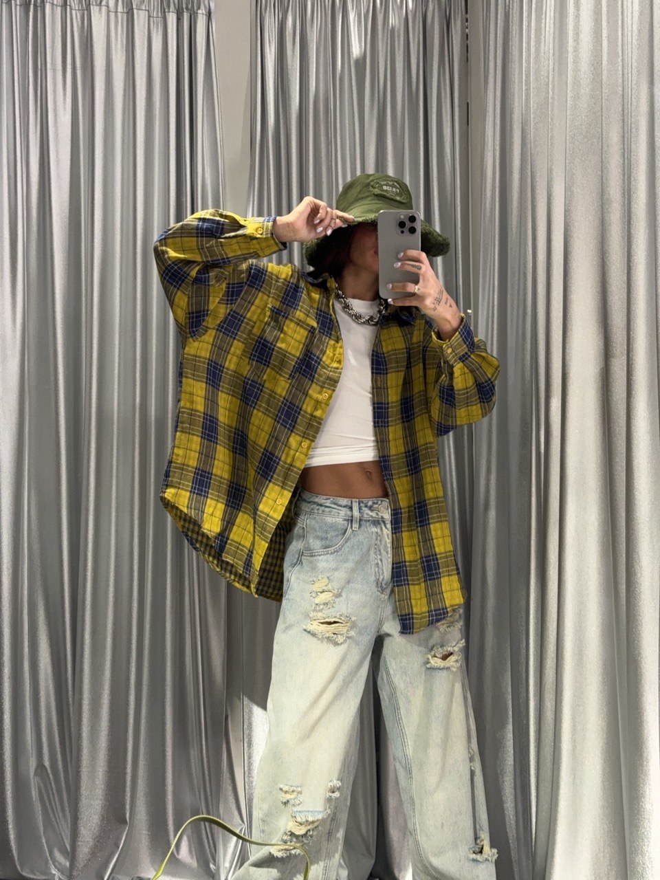 Рубашка в клетку