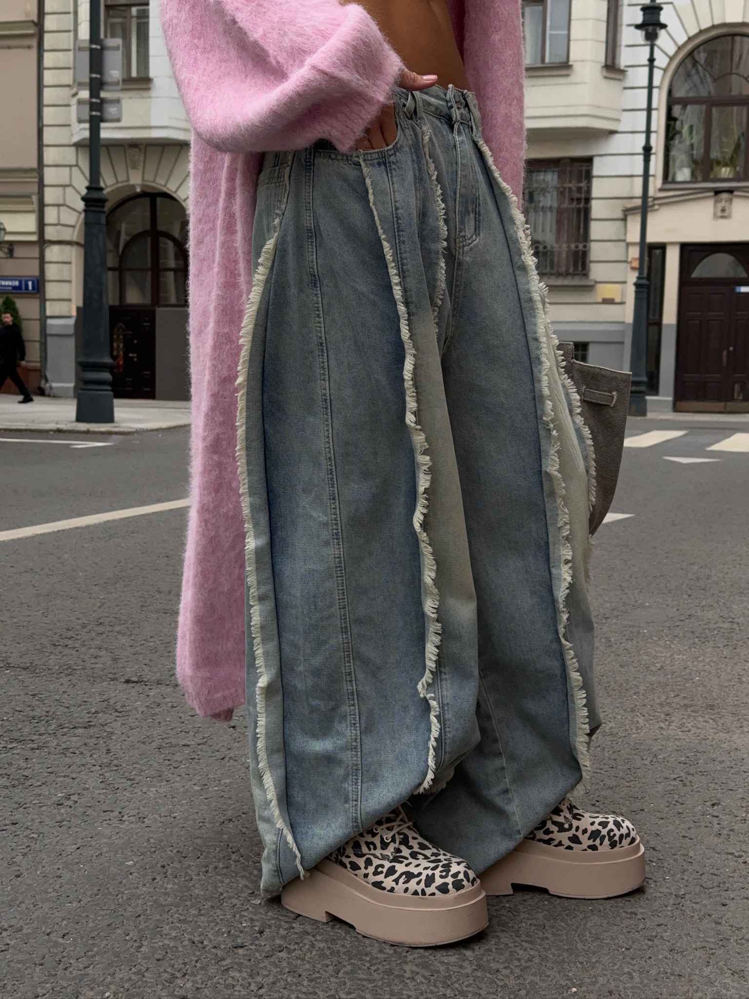 Джинсы GM с ремнем