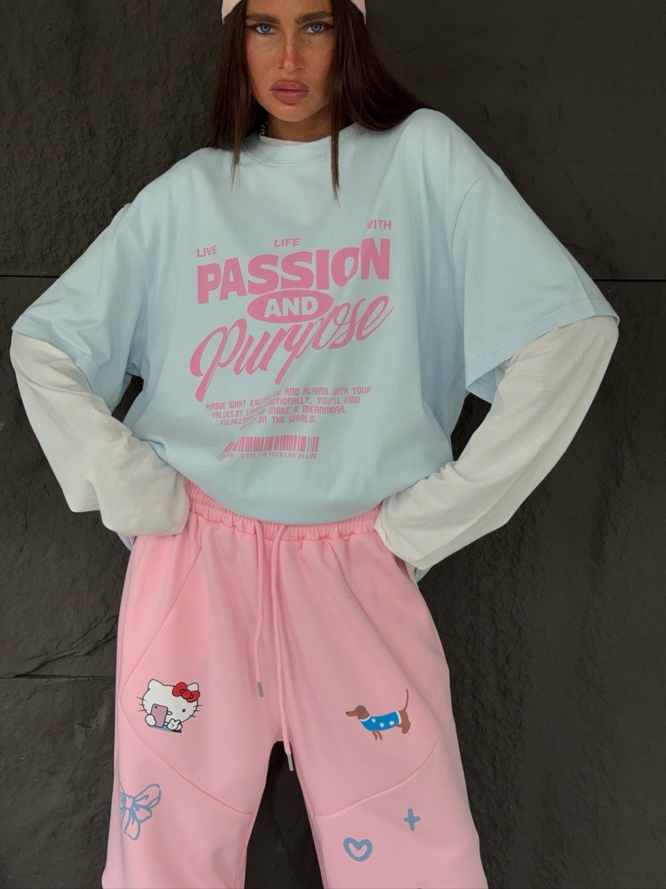 Футболка с принтом