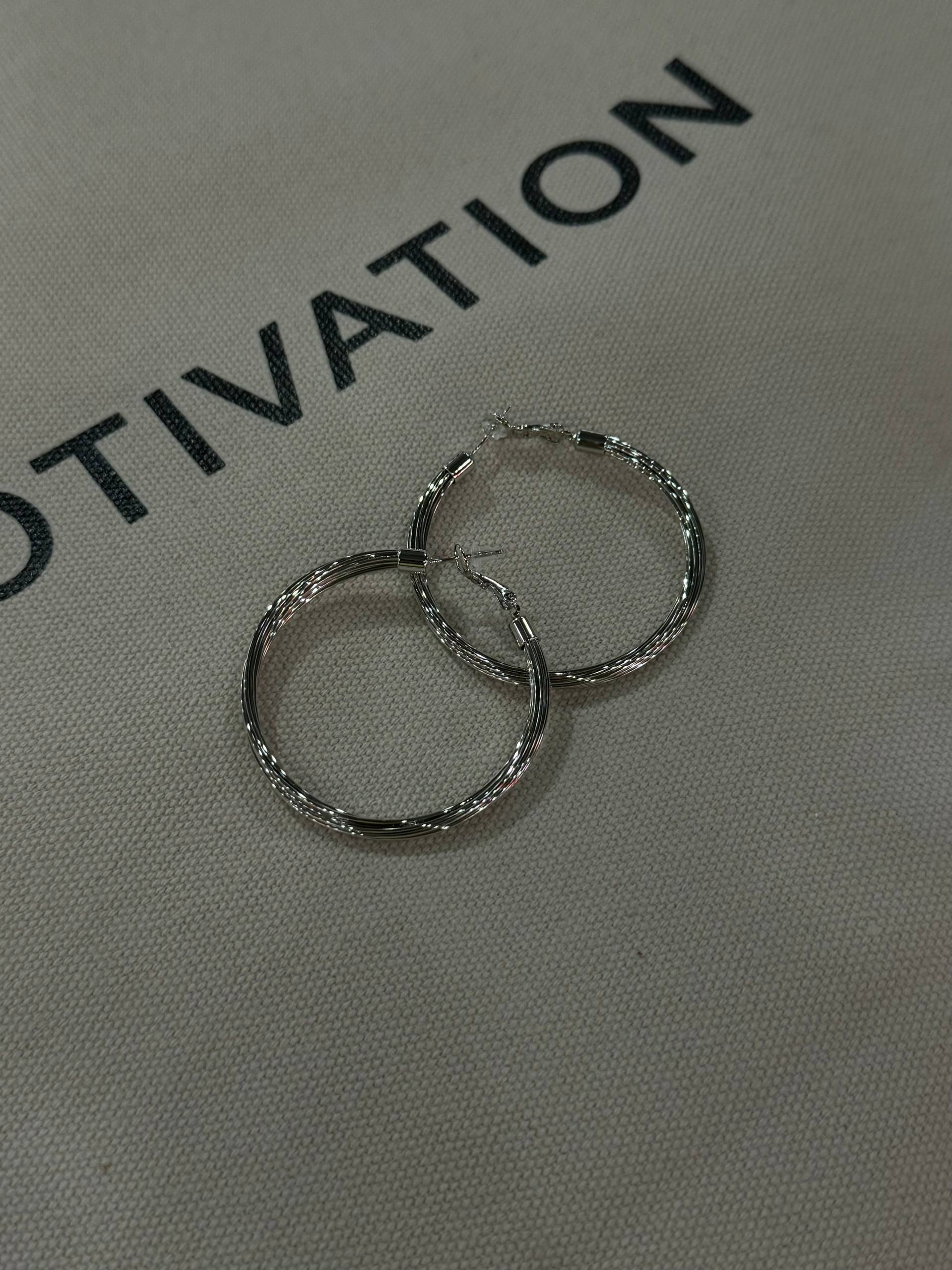 Серьги кольца 11880