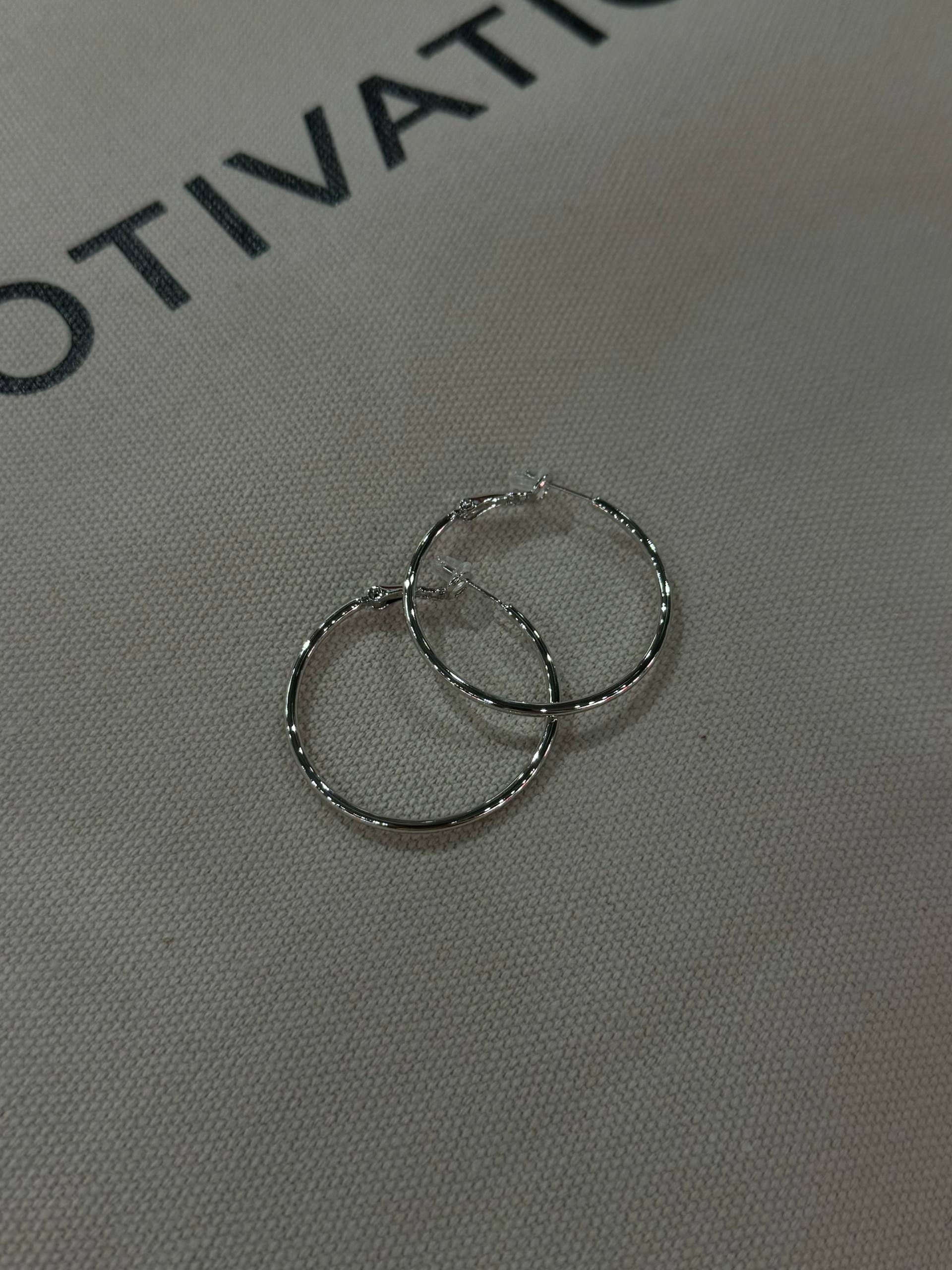 Серьги кольца 11879