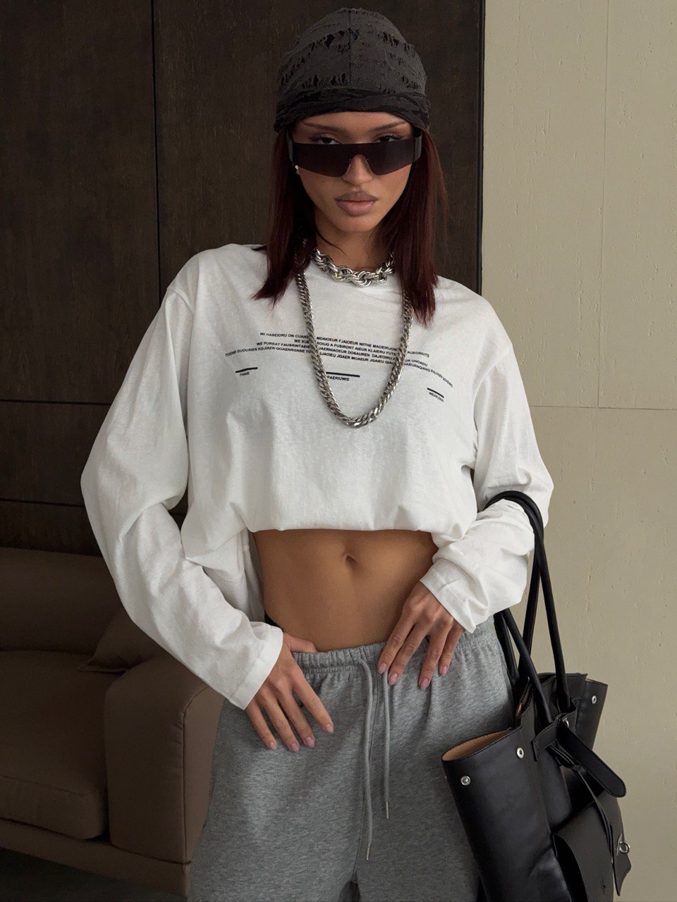 Лонгслив LETTER