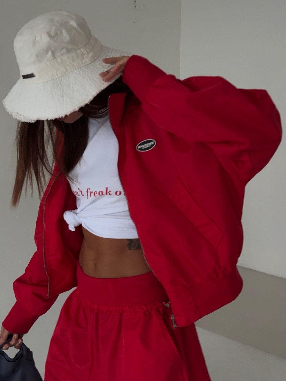 Бомбер из плащевки