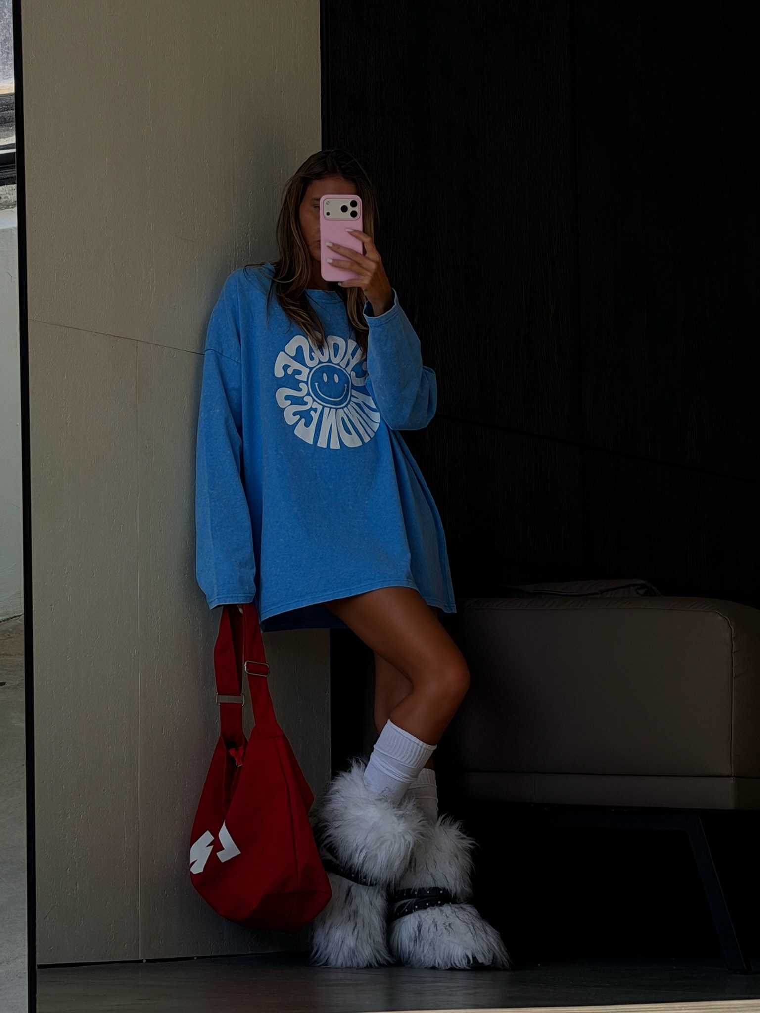 Лонгслив с принтом