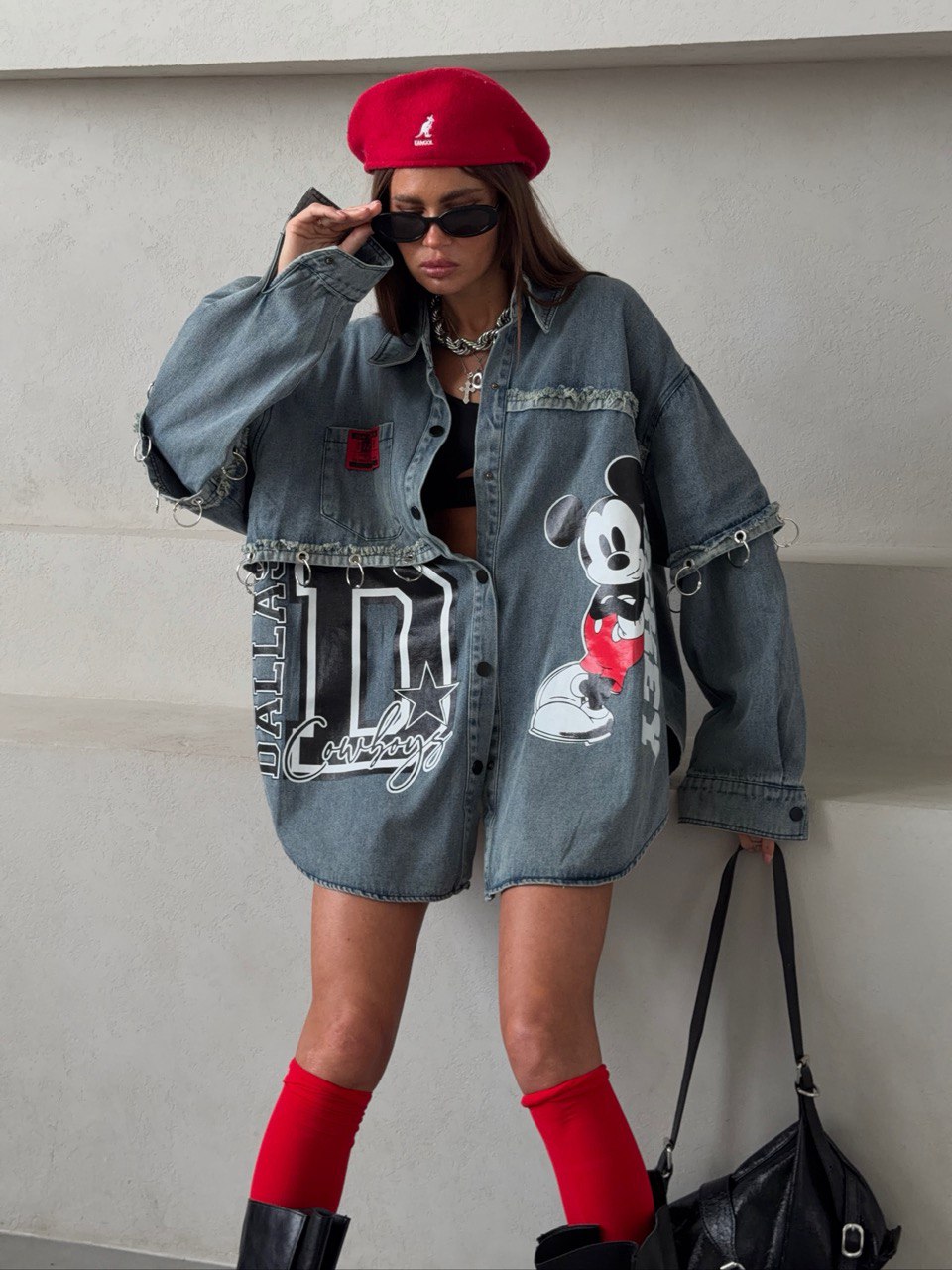 Джинсовая рубашка