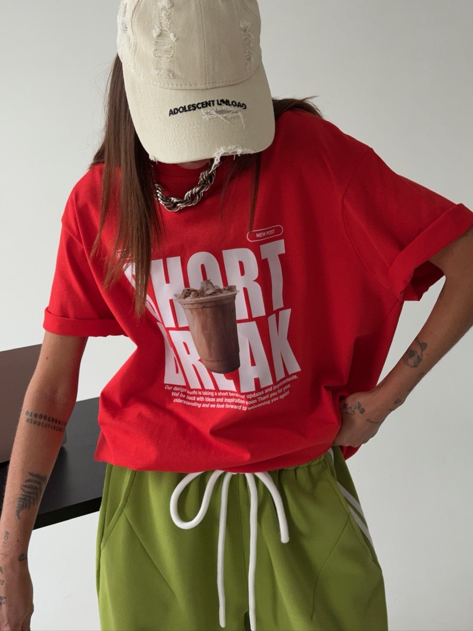 Футболка с принтом