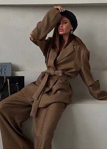 Пиджак с поясом