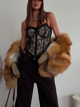 Базовый топ-корсет pretty под брючный костюм, юбку, джинсы.