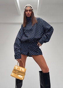 Ветровка в горох