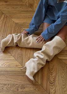 Сапоги высокие