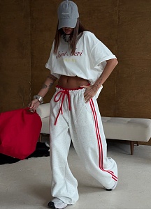 Штаны спортивные с лампасами