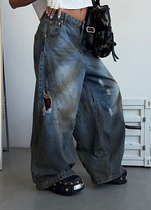 Джинсы бочки