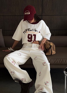 Футболка с принтом