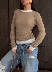 Лонгслив базовый