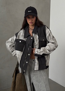 Куртка из двойной ткани