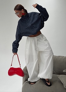 Штаны бочки из хлопка